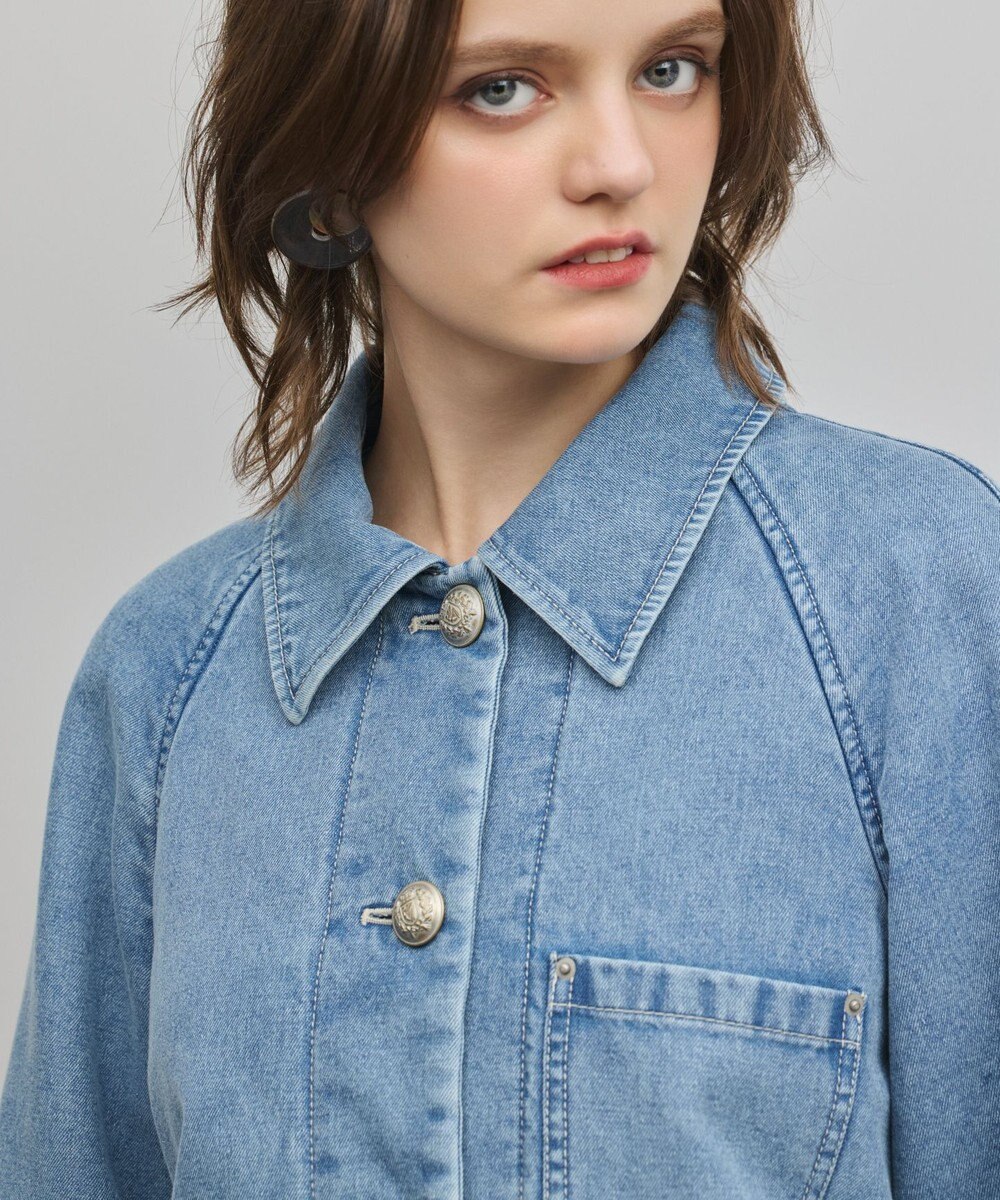 GRACE CONTINENTAL ケープ付カバーオールジャケット 