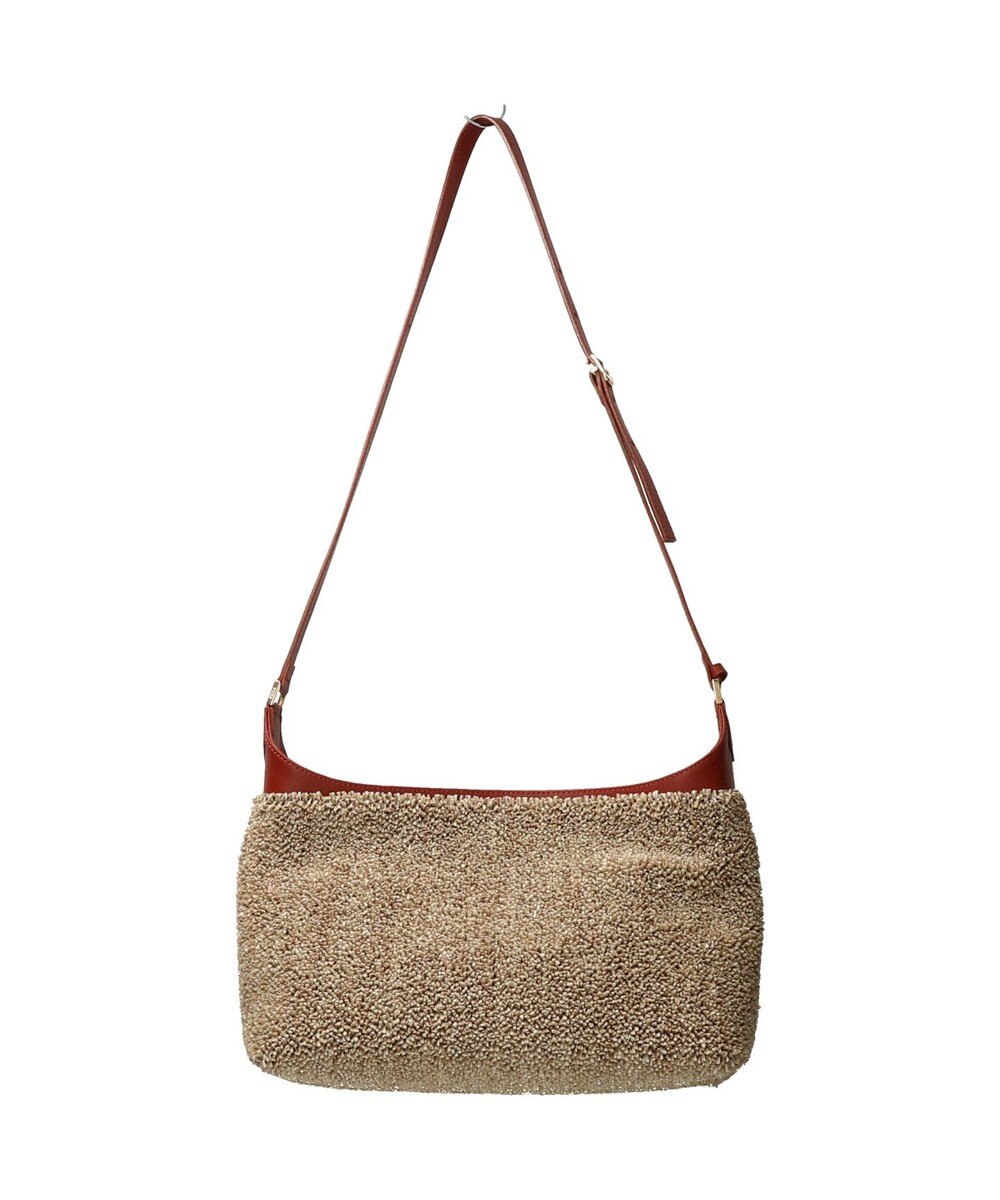 INTER-CHAUSSURES 【Christian Villa】異素材コンビショルダーバッグ 