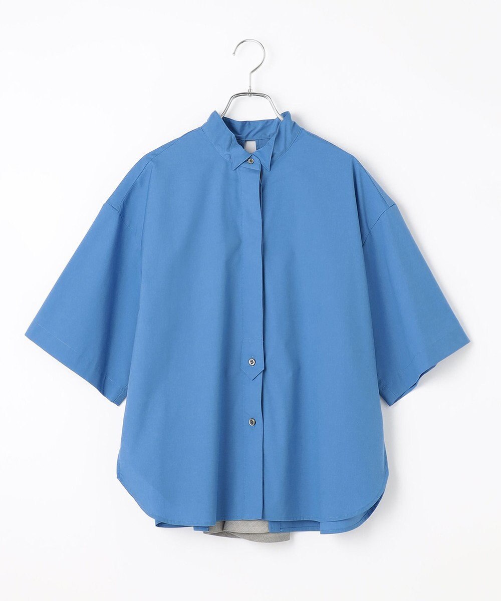 #Newans 【ANSWER for モダンベーシック】バックスリットオーバーシャツ 