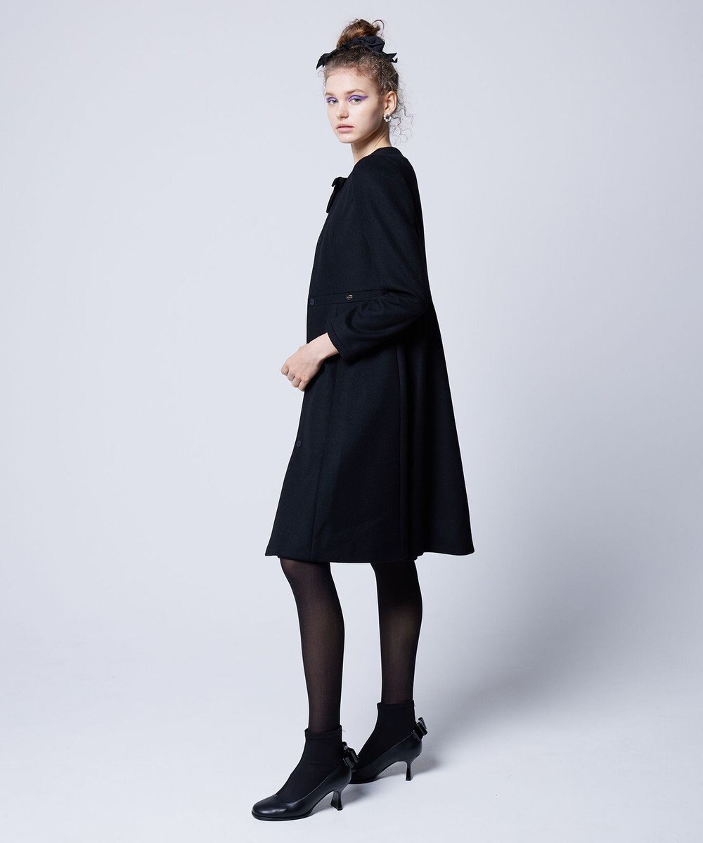 TOCCA 【WEB限定カラー有り】【消臭】MILKY PUFF リボンウールコート 