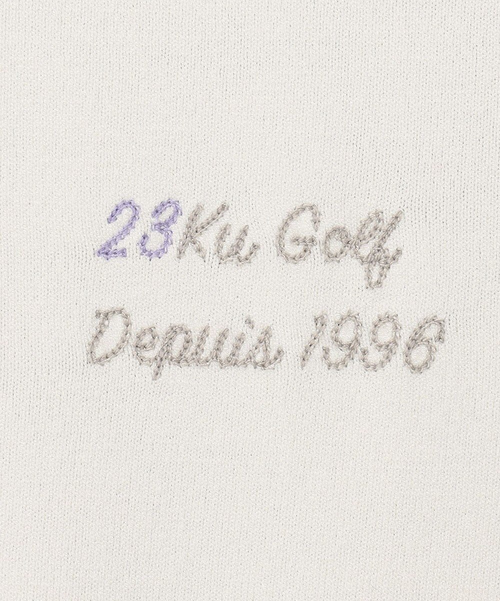 23区GOLF 【WOMEN】【洗える】トロンプルイユ ニット 