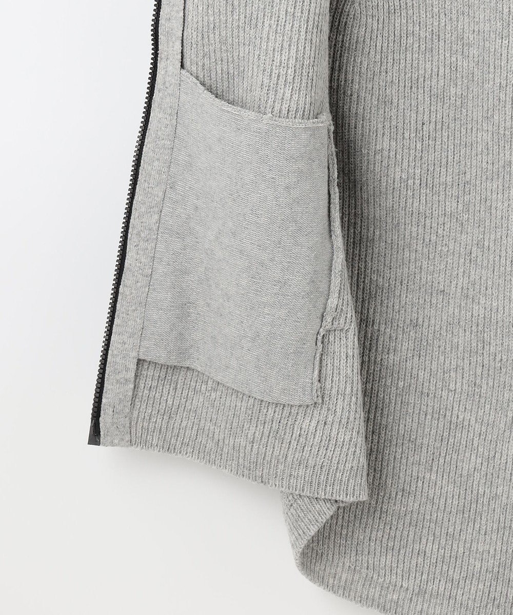 JOSEPH ABBOUD MOUNTAIN 【UNISEX】リサイクルウールポリ ニットパーカー 