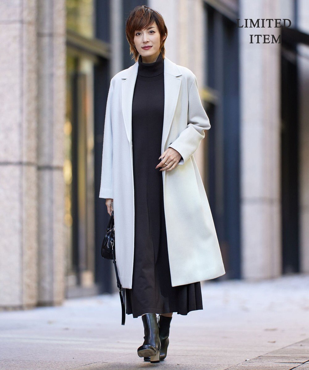 ICB 【WEB限定・洗える】 ヴィスコースハイゲージ ワンピース 