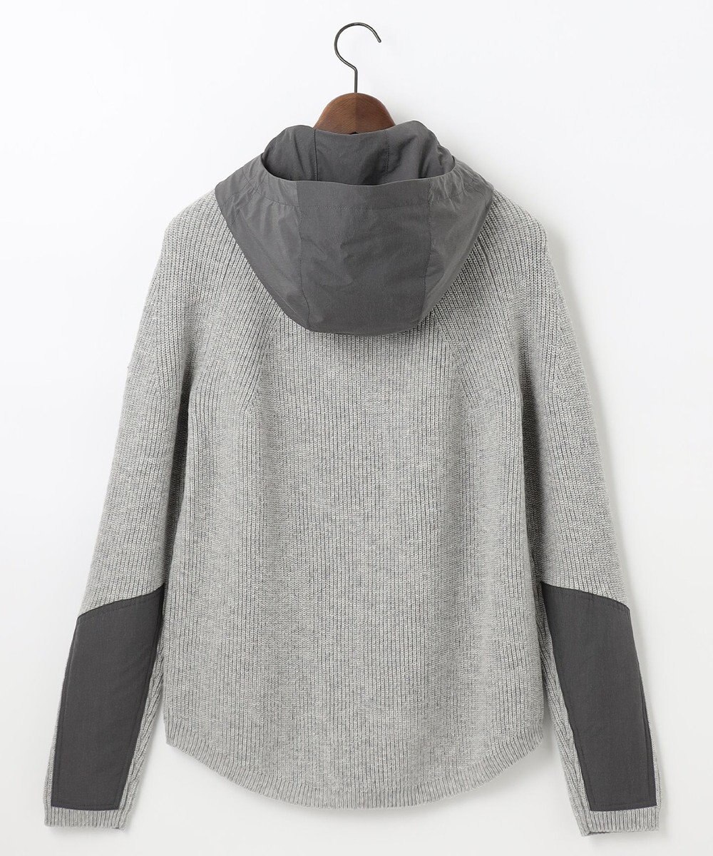 JOSEPH ABBOUD MOUNTAIN 【UNISEX】リサイクルウールポリ ニットパーカー 