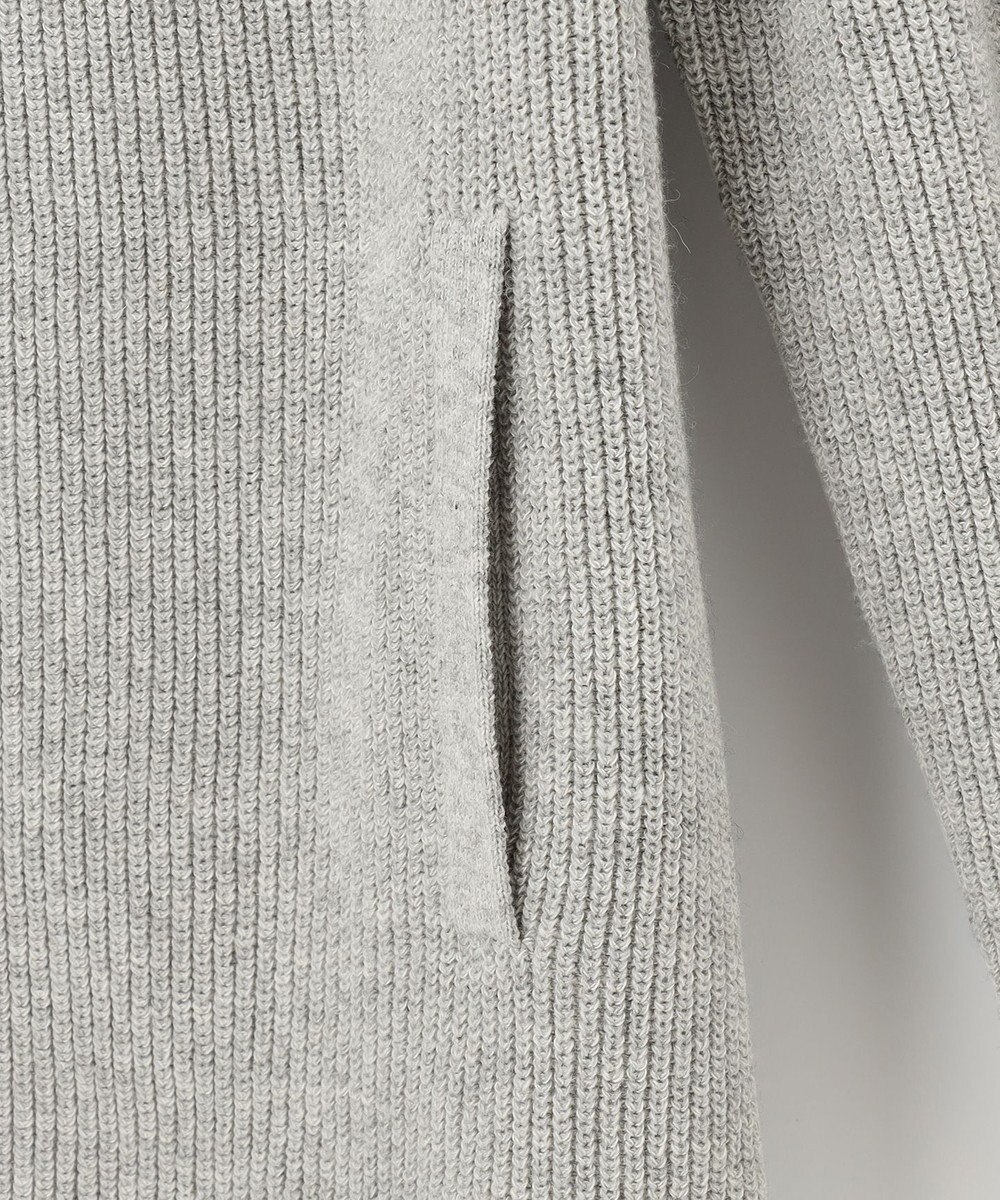 JOSEPH ABBOUD MOUNTAIN 【UNISEX】リサイクルウールポリ ニットパーカー 