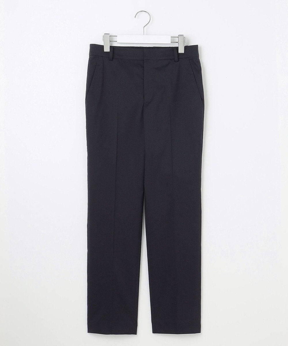 23区 【洗える/セットアップ対応】グロッシーコットンシャンブレー テーパード パンツ 