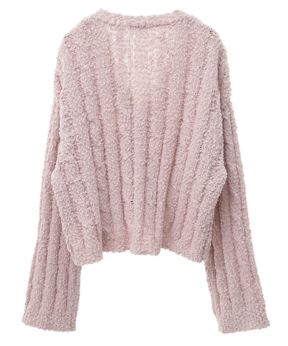 earth music&ecology ポコポコケーブルカーディガン 