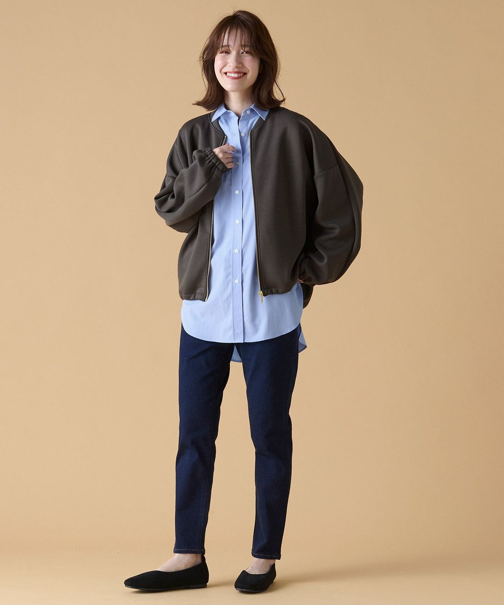 ANY 【洗濯機可】ダンボールジップブルゾン 