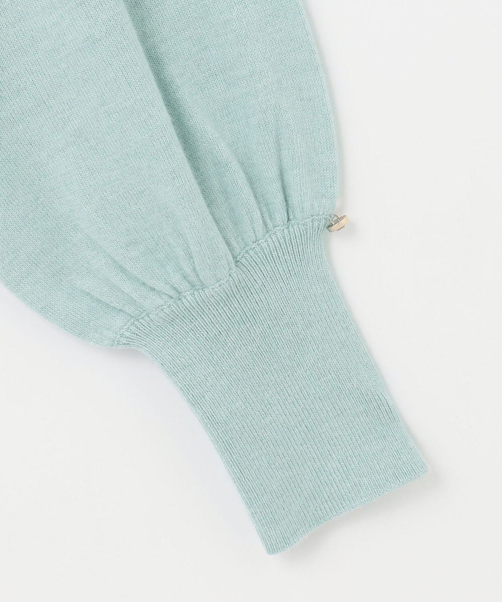 ANY SIS 【洗える】カシミヤブレンドパフ袖 ニット 