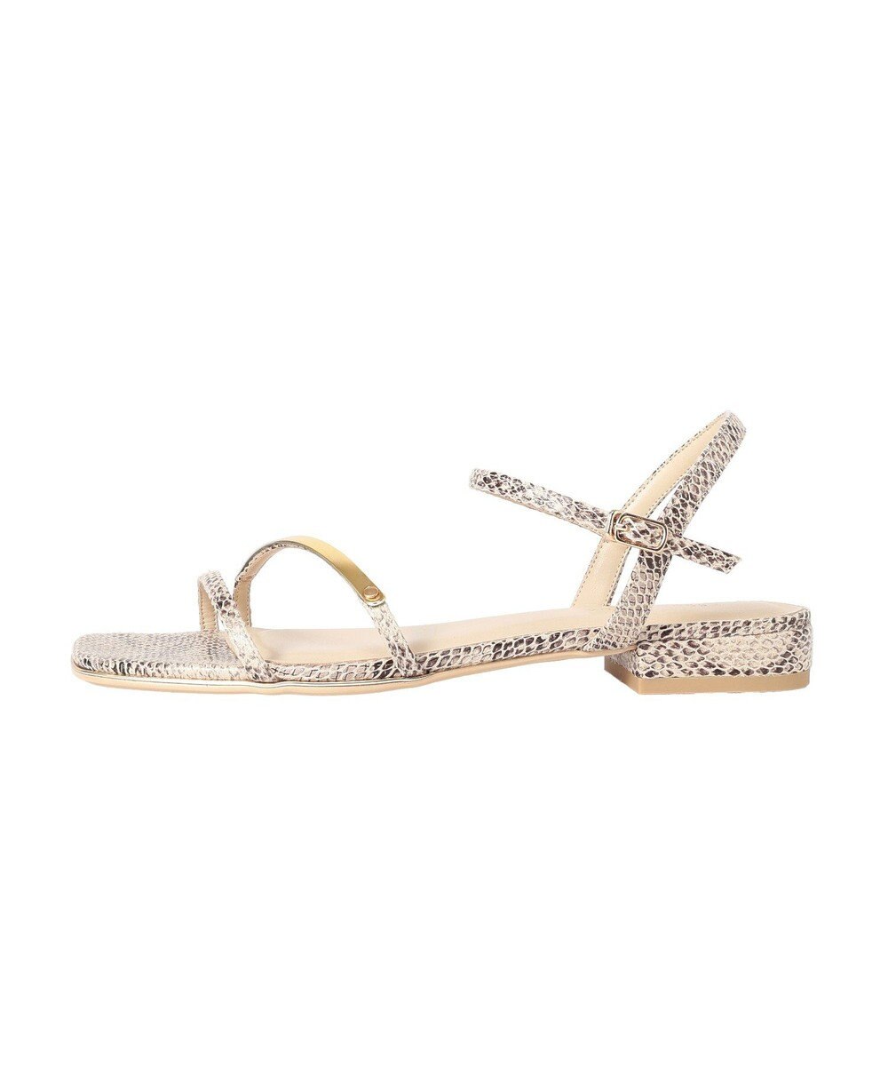 YECCA VECCA ゴールドバーサンダル 