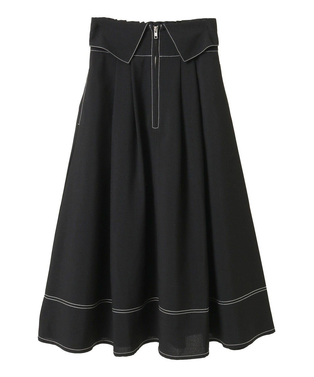 earth music&ecology フォールドオーバーウエストスカート 