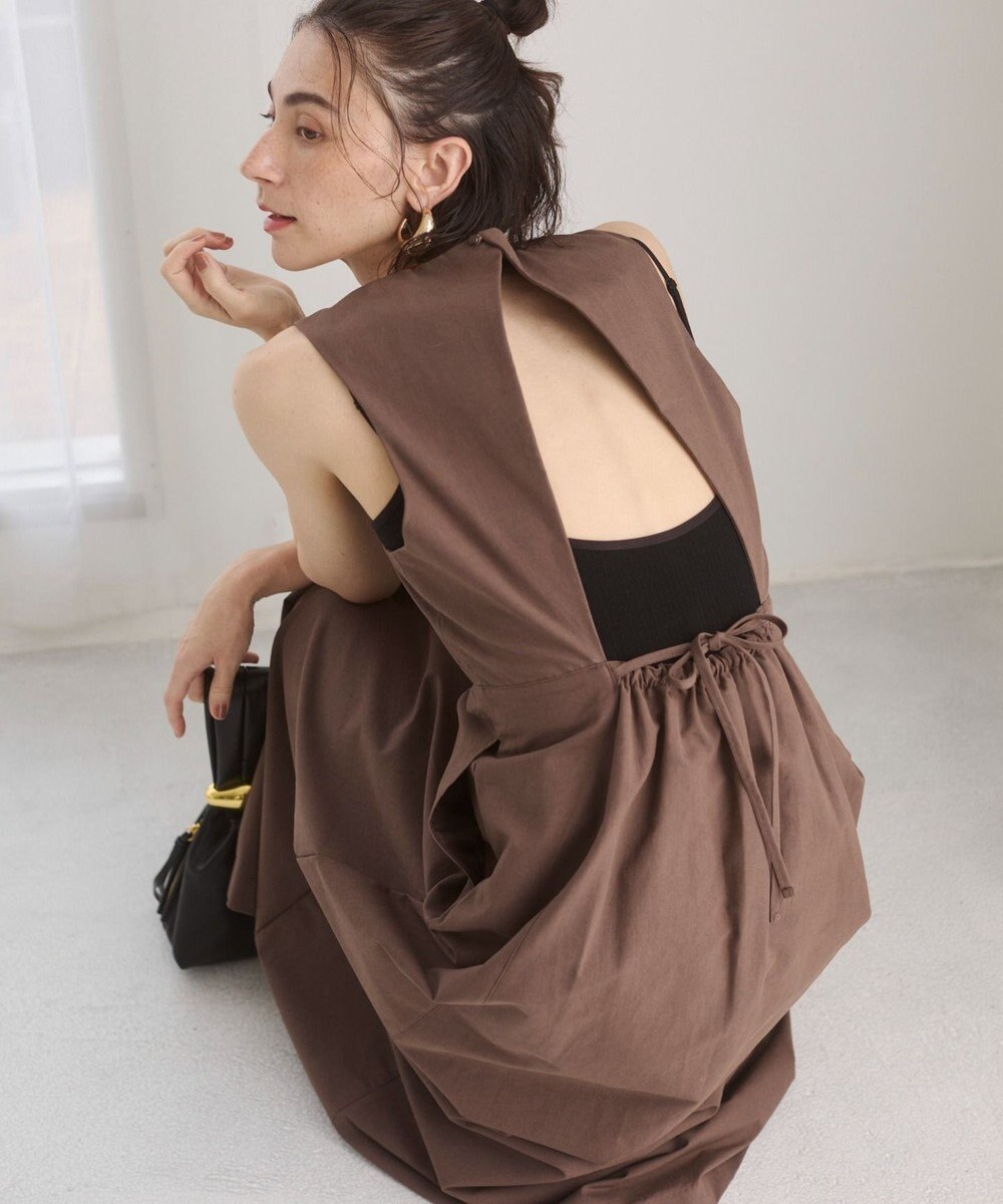 WEGO 【ANGIE VINTAGE】バックオープンノースリーブワンピース 