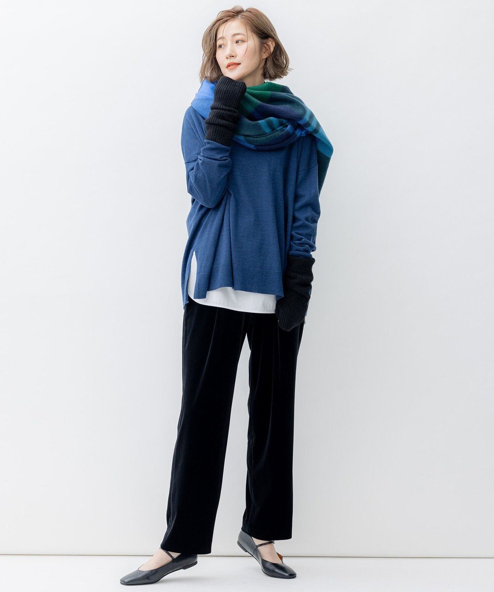 23区 ストラップ付フラットシューズ 