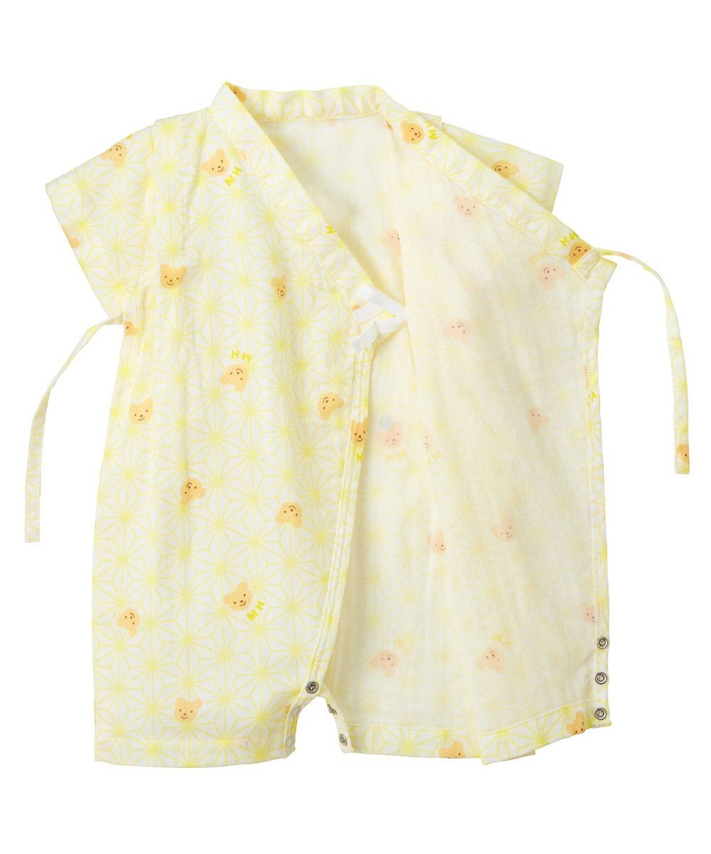 MIKI HOUSE HOT BISCUITS 【ミキハウス】【50-80cm】甚平オール 