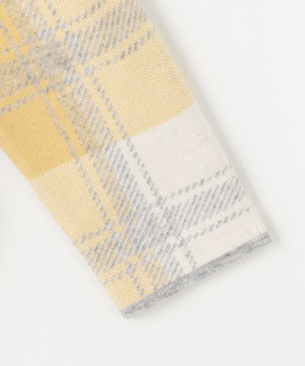 J.PRESS LADIES L Wooly Stretch Plaid ニット 