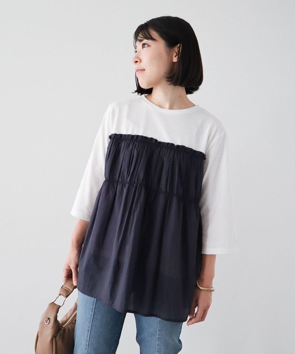 Green Parks シャーリングドッキングプルオーバー 