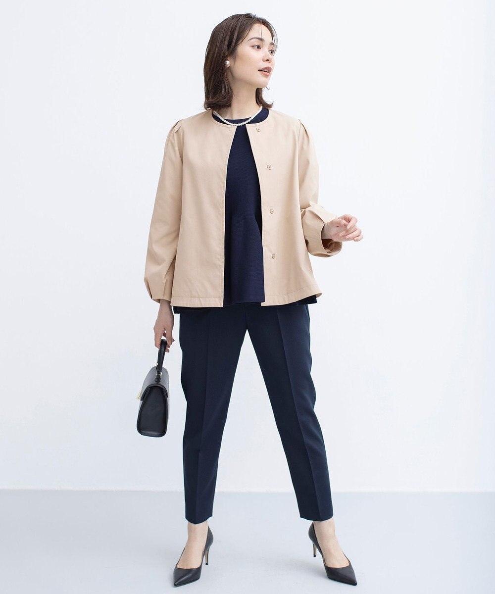 組曲 【WEB限定】スポンディッシュペプラム ニット 