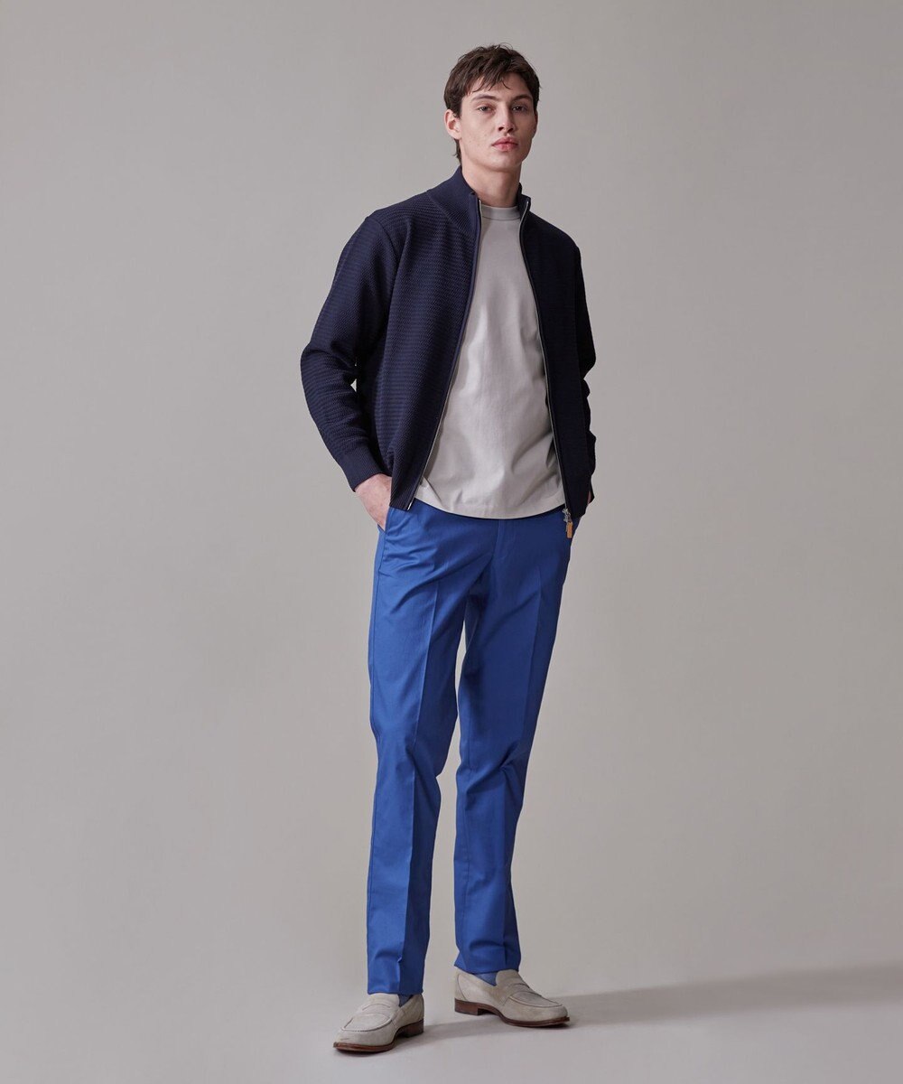 J.PRESS MEN シルクのような光沢感の上品Tシャツ【UVカット / 接触冷感 / 吸水速乾】【J.PRESS PREMIUM JERSEY】ポンチクルーネック Tシャツ 