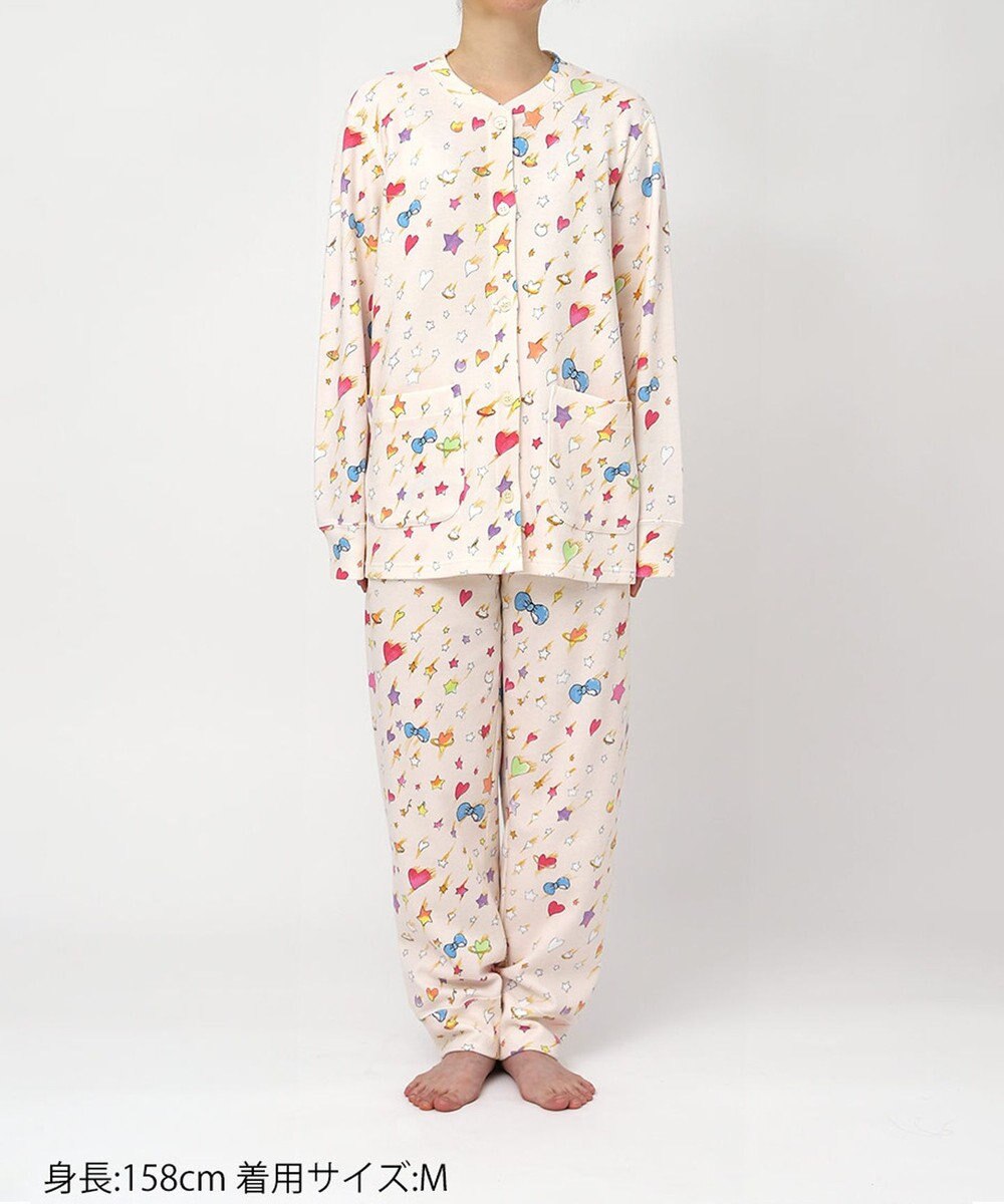 tsumori chisato SLEEP ツモリチサト パジャマ 綿100%(本体) あったか 長袖 長ズボン レディース UDW402 /ワコール 