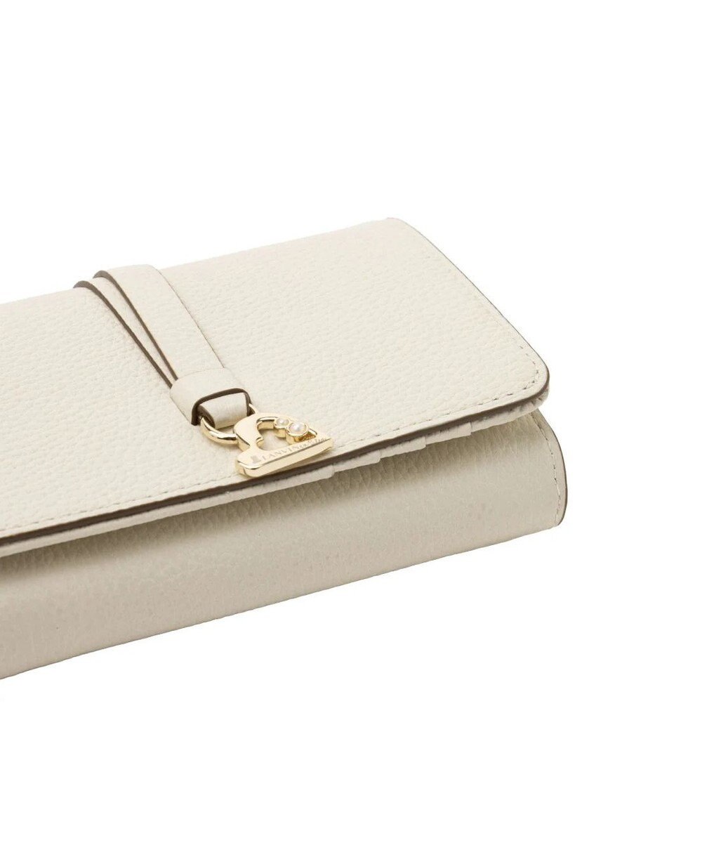 LANVIN en Bleu カルノ 二つ折り中Lファスナー財布 