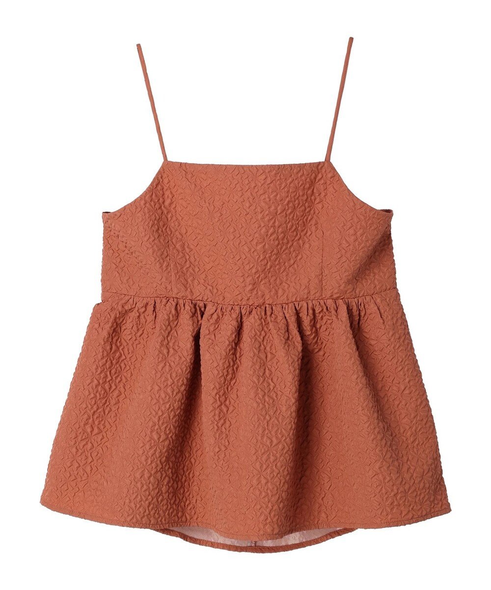 Green Parks ・ＥＬＥＮＣＡＲＥ　ＤＵＥ　フクレジャカードキャミソール 