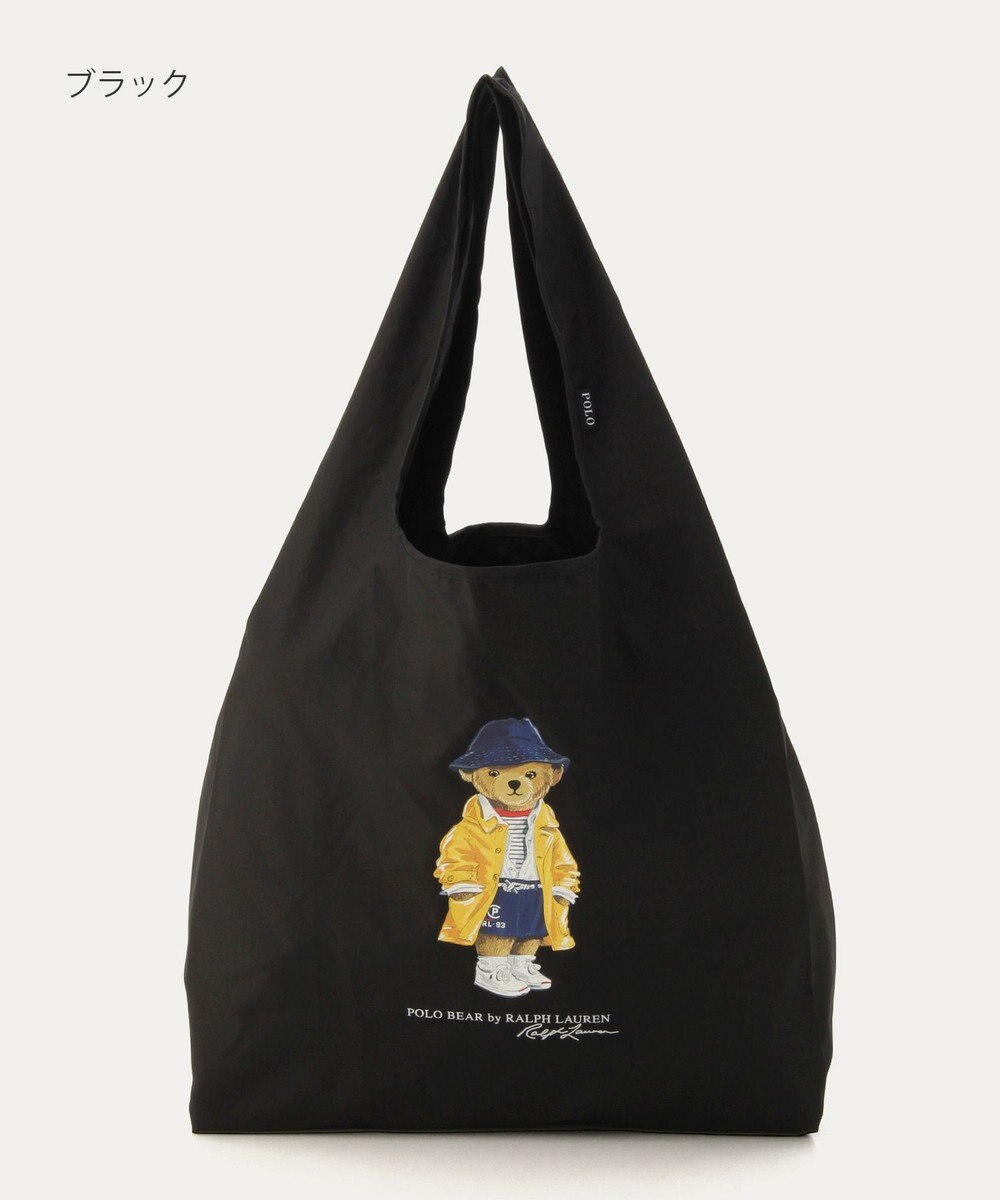 MOONBAT POLO RALPH LAUREN(ポロ ラルフローレン) SEASON BEAR ポロベア ポケッタブル レインバッグ 無地 