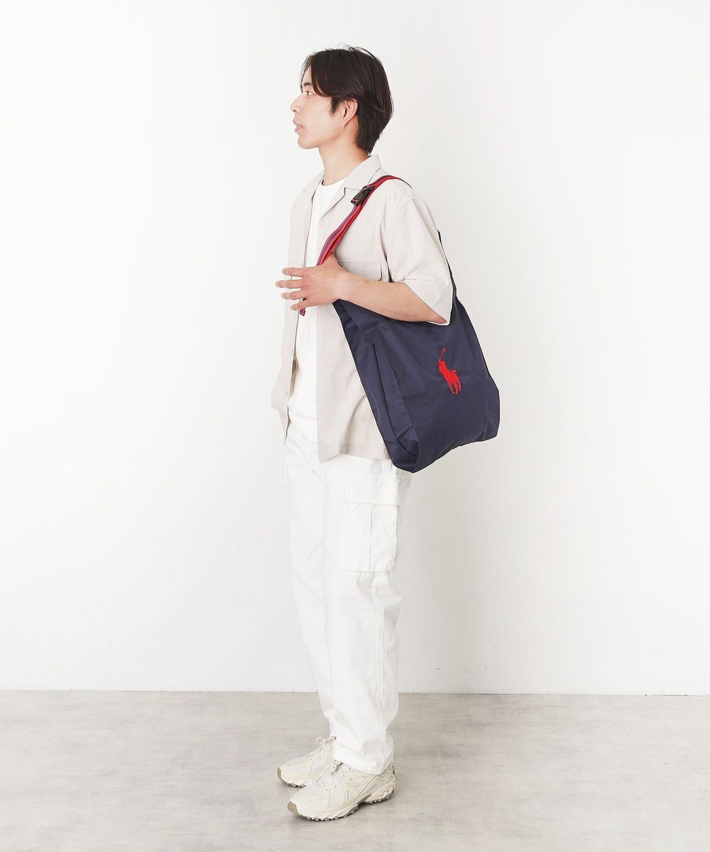 MOONBAT POLO RALPH LAUREN(ポロ ラルフローレン)ベルト付きレインバッグ　ポロポニー刺繍 