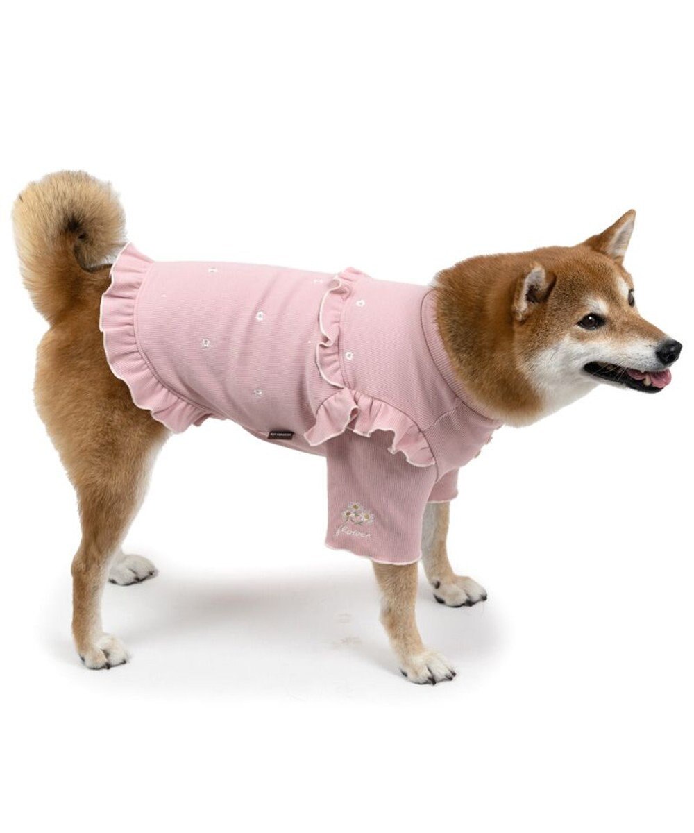 PET PARADISE ペットパラダイス  プレミアムペティヒー ト 花フリルTシャツ  中型犬 
