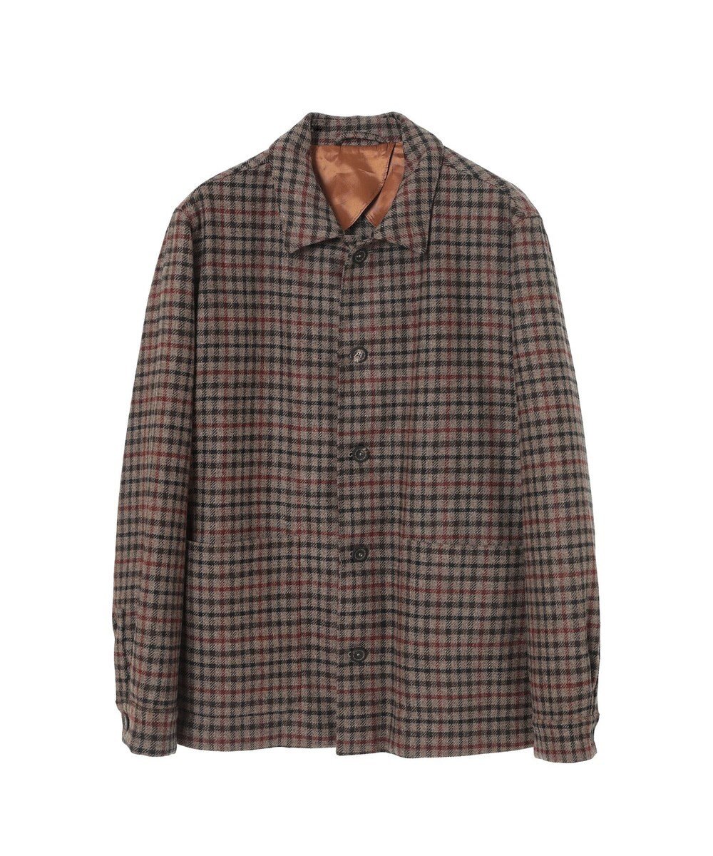 DAKS ハウスツイード テーラード オーバーシャツ 