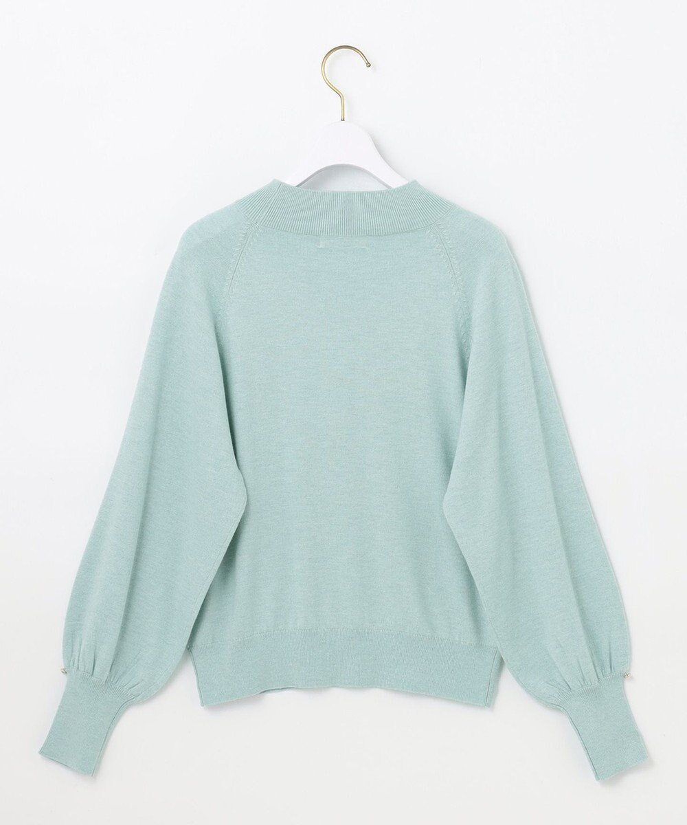 ANY SIS 【洗える】カシミヤブレンドパフ袖 ニット 