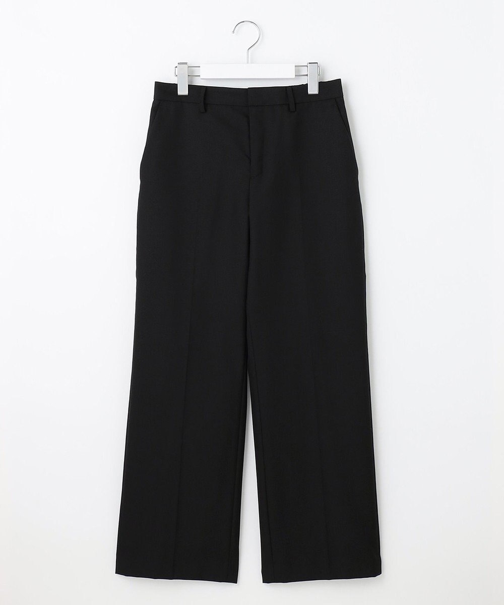 自由区 【セットアップ可】ライトウールトロピカル ストレートパンツ 