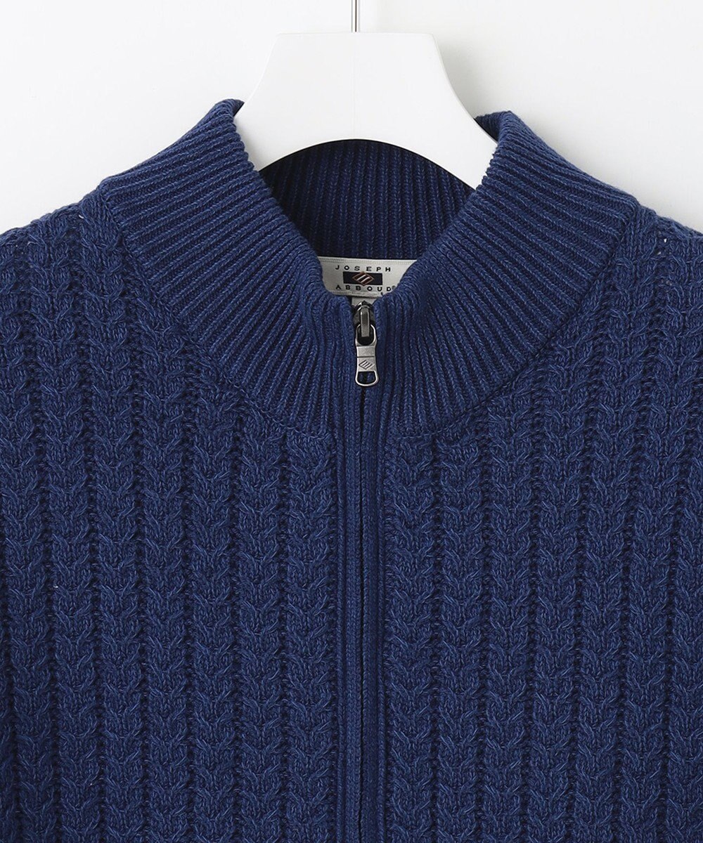 JOSEPH ABBOUD 【WEB/一部店舗限定】コットンバルキーニットブルゾン 