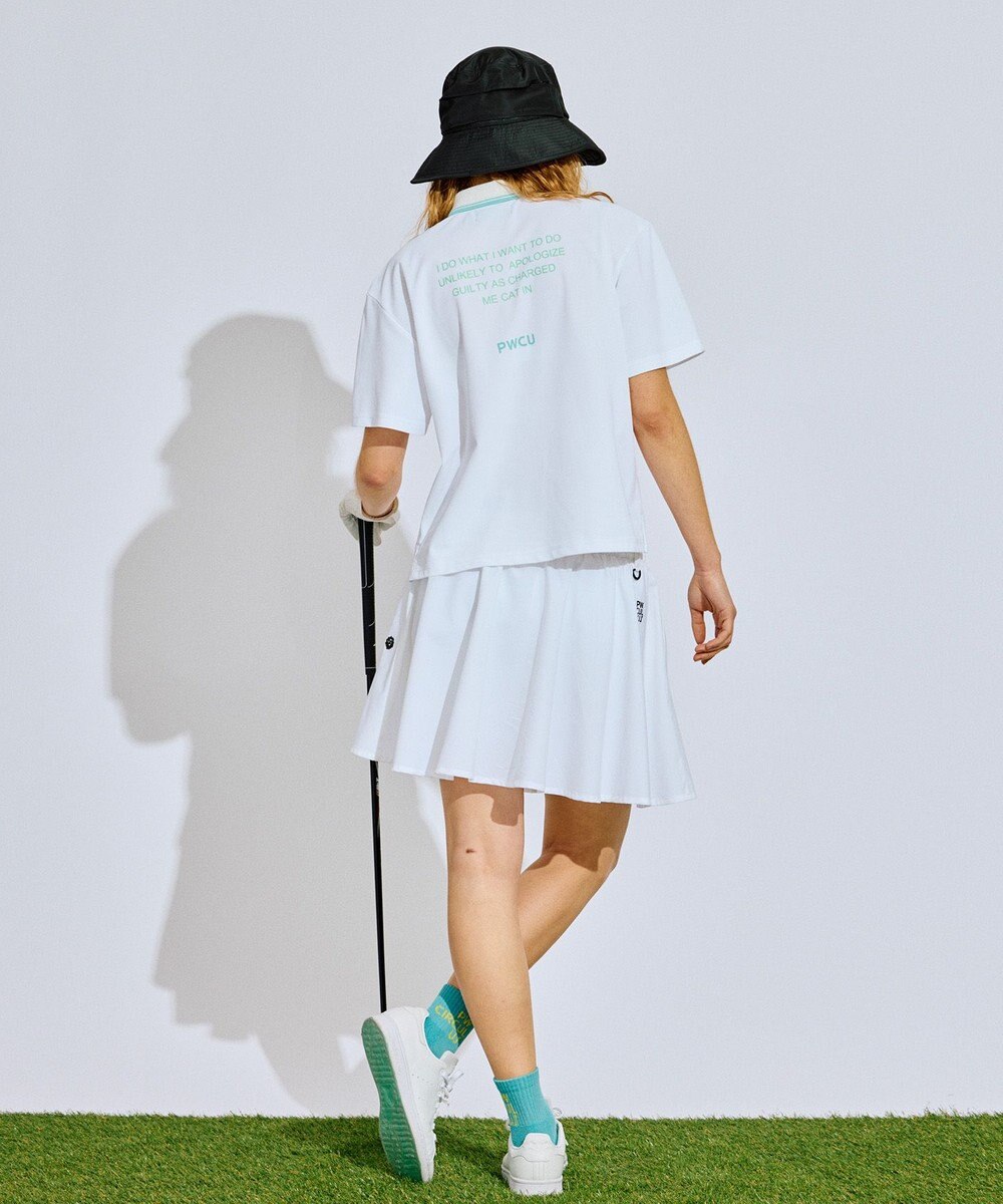 PW CIRCULUS 【虫よけ加工】【WOMEN】ブランドロゴ ショートソックス  ゴルフ 