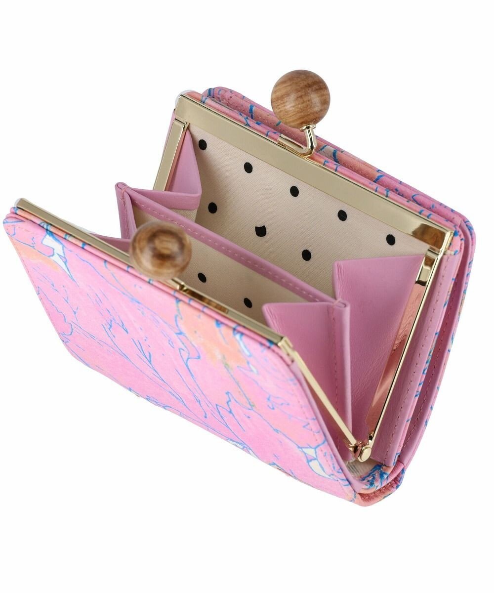 tsumori chisato CARRY 葉っぱ がま口 2つ折り財布 