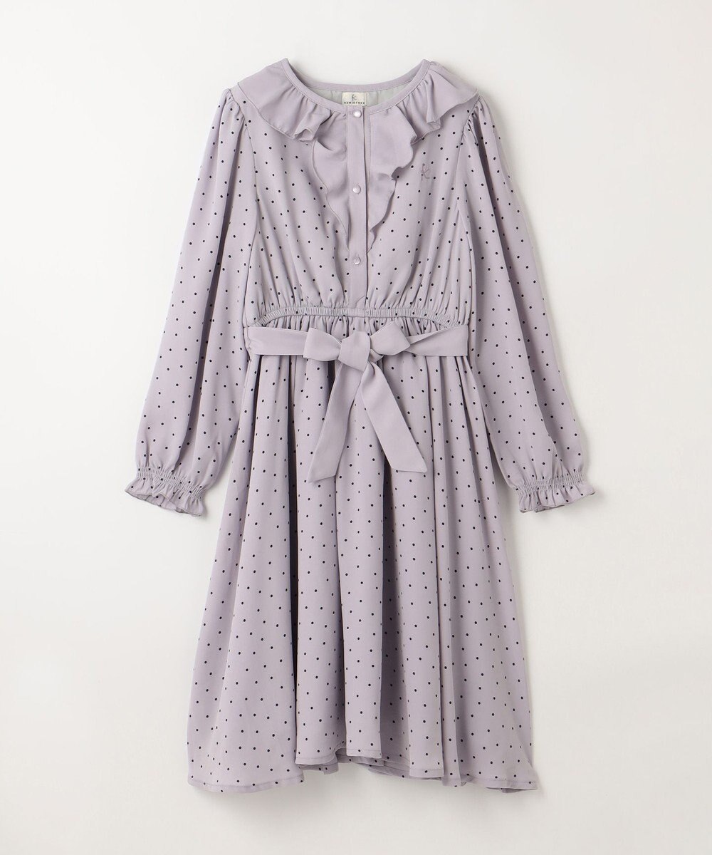 組曲 KIDS 【150-160cm】キャサリンドット ワンピース 