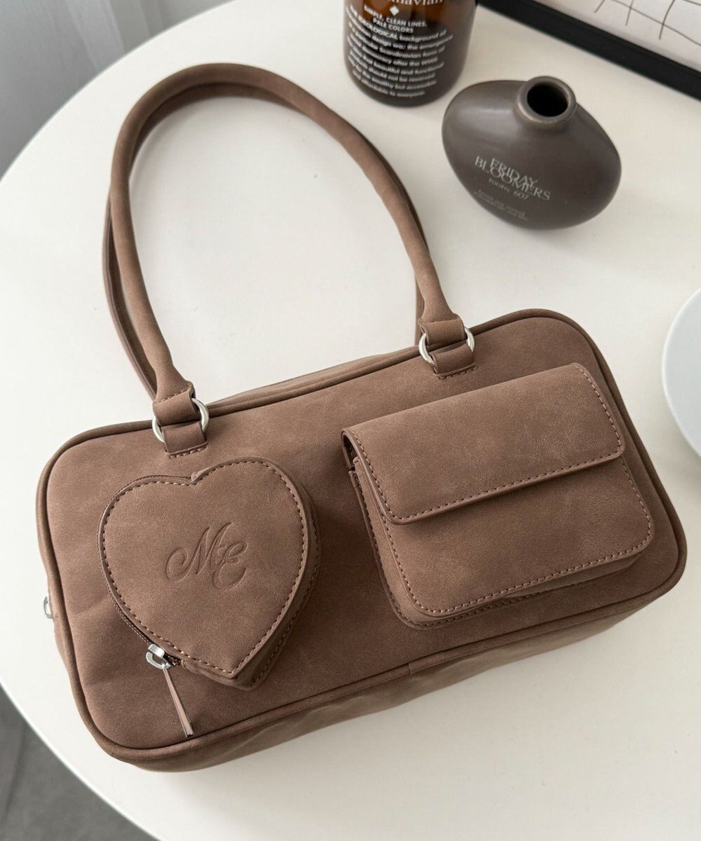 WEGO ハートポケットボストンバッグ 