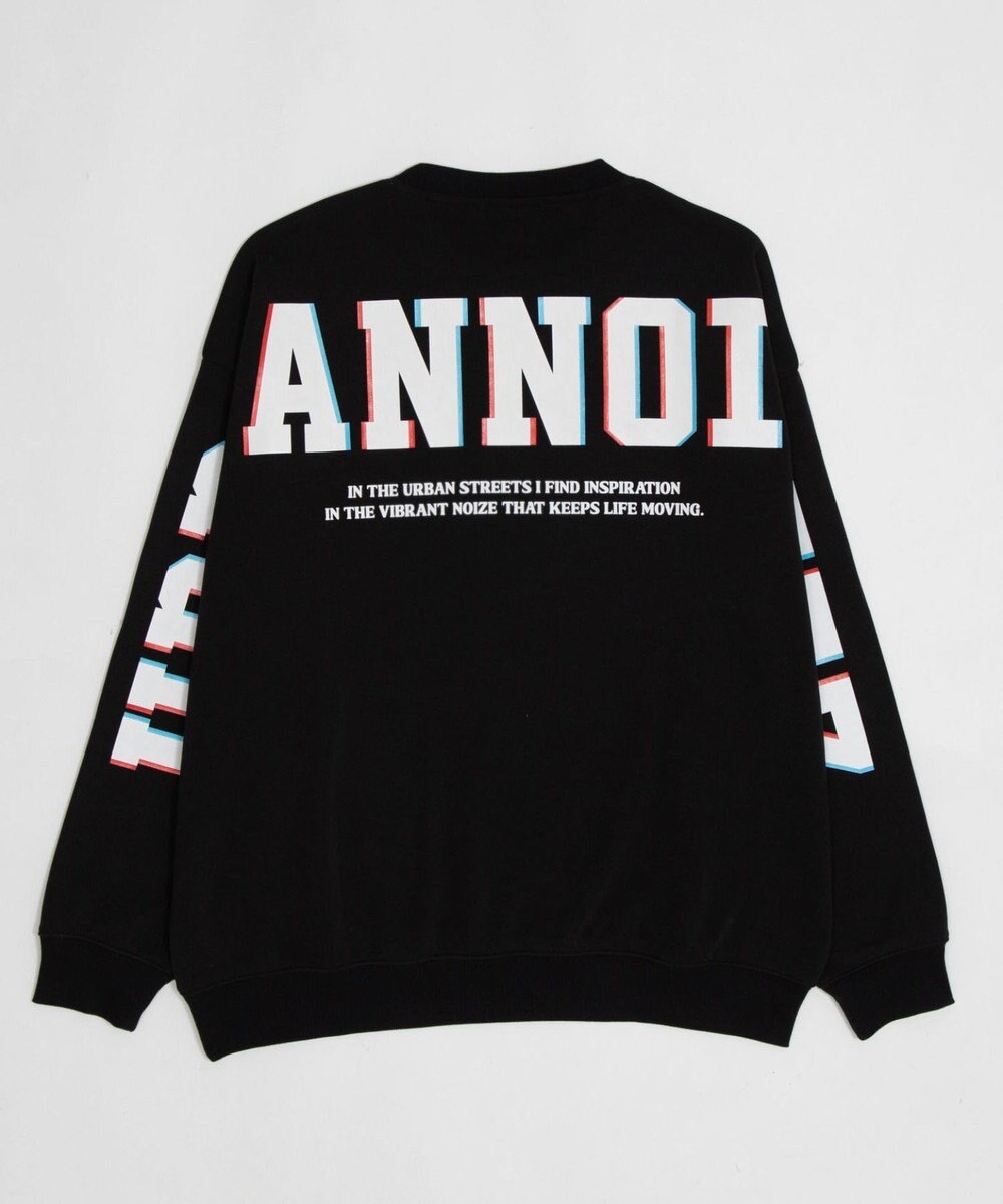 WEGO 【2点SET】アクセ付き裏シャギーグラフィックプルオーバー 