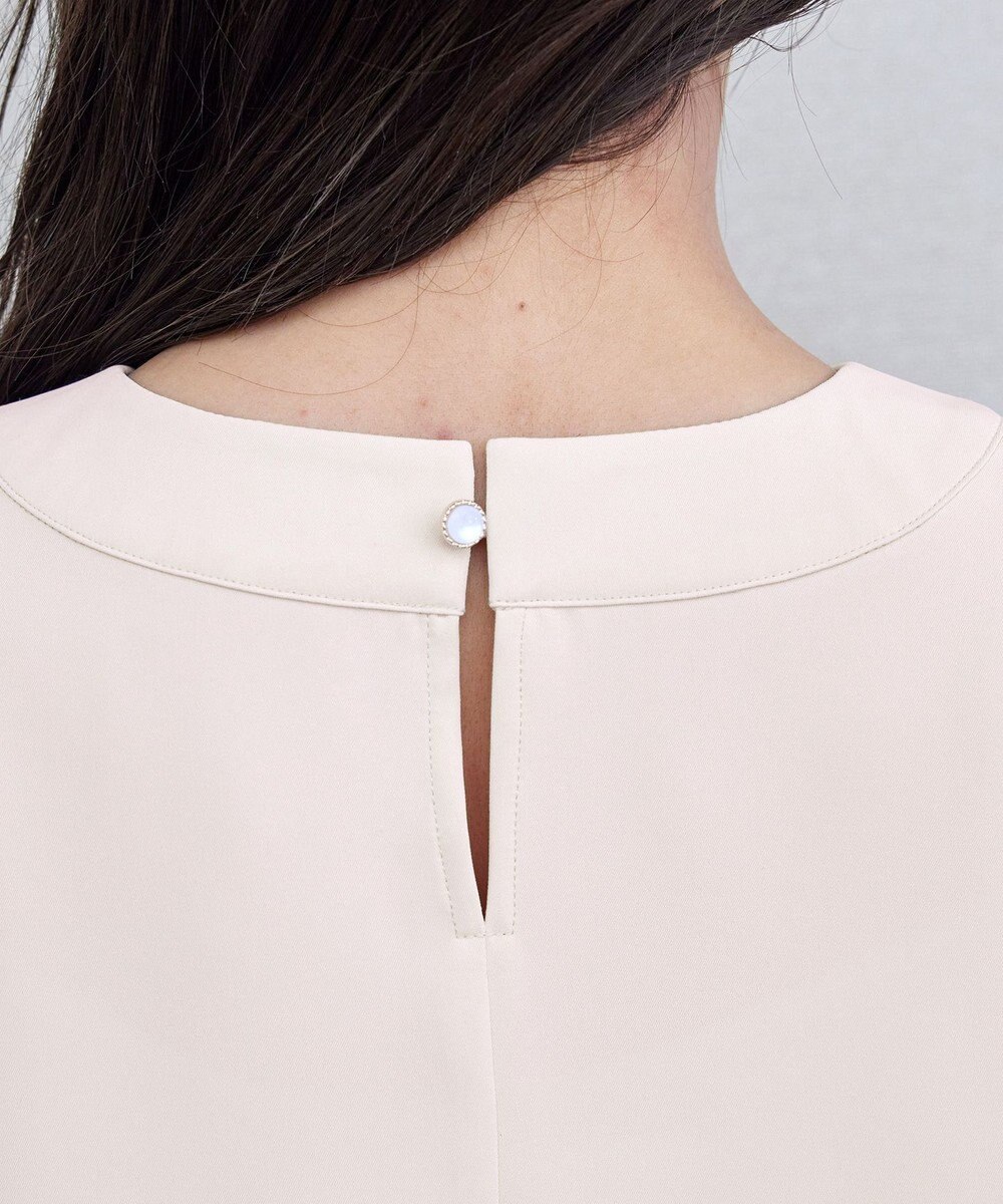 Tiaclasse 【洗える】5分丈フレアスリーブブラウス 