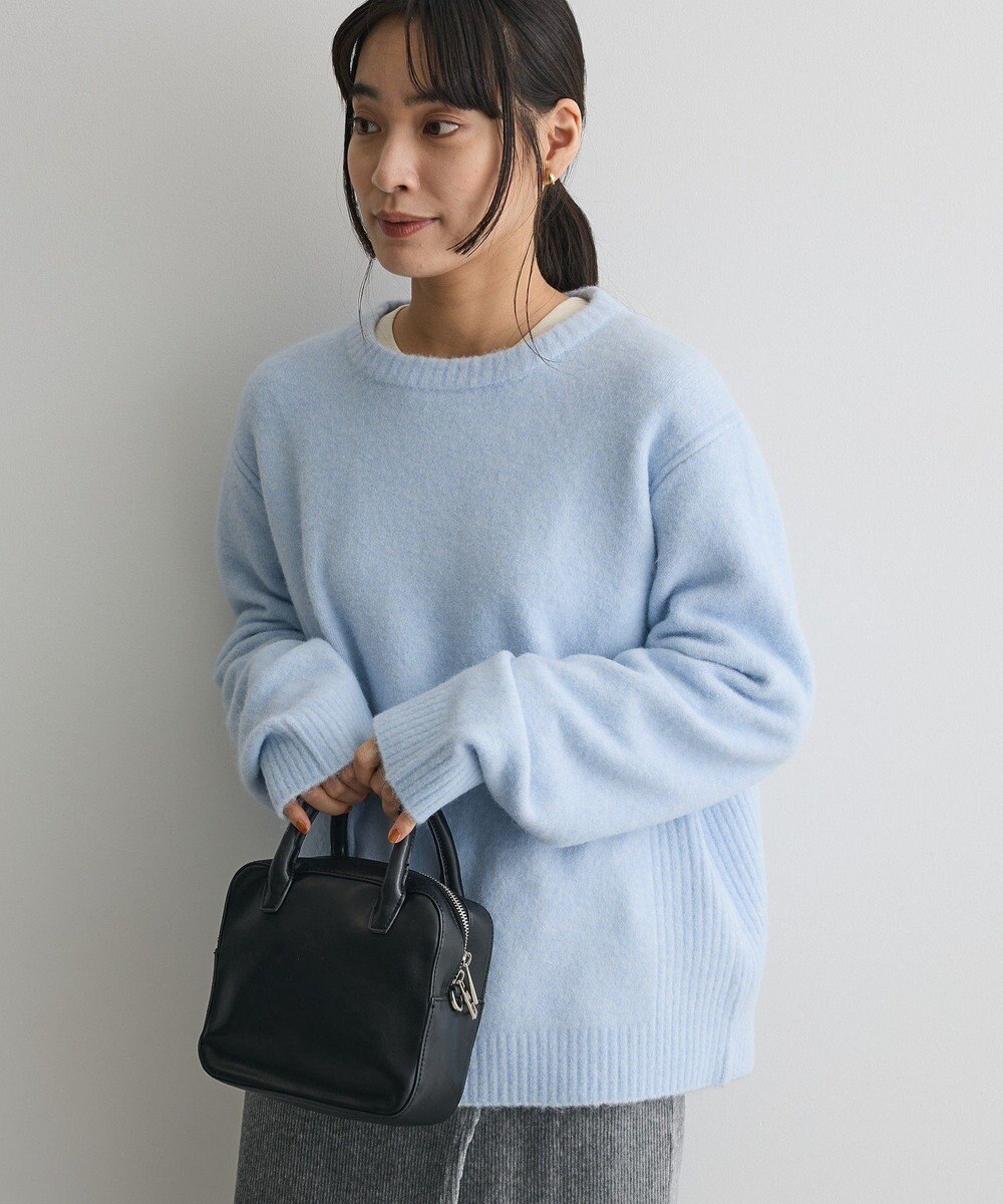 CRAFT STANDARD BOUTIQUE 起毛クルーネックニットプルオーバー 