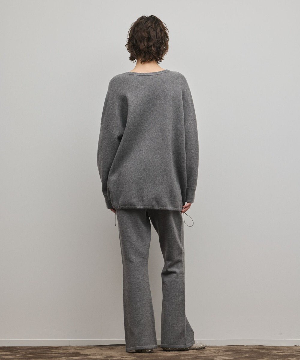 GRACE CONTINENTAL スウェットライクニットトップ 