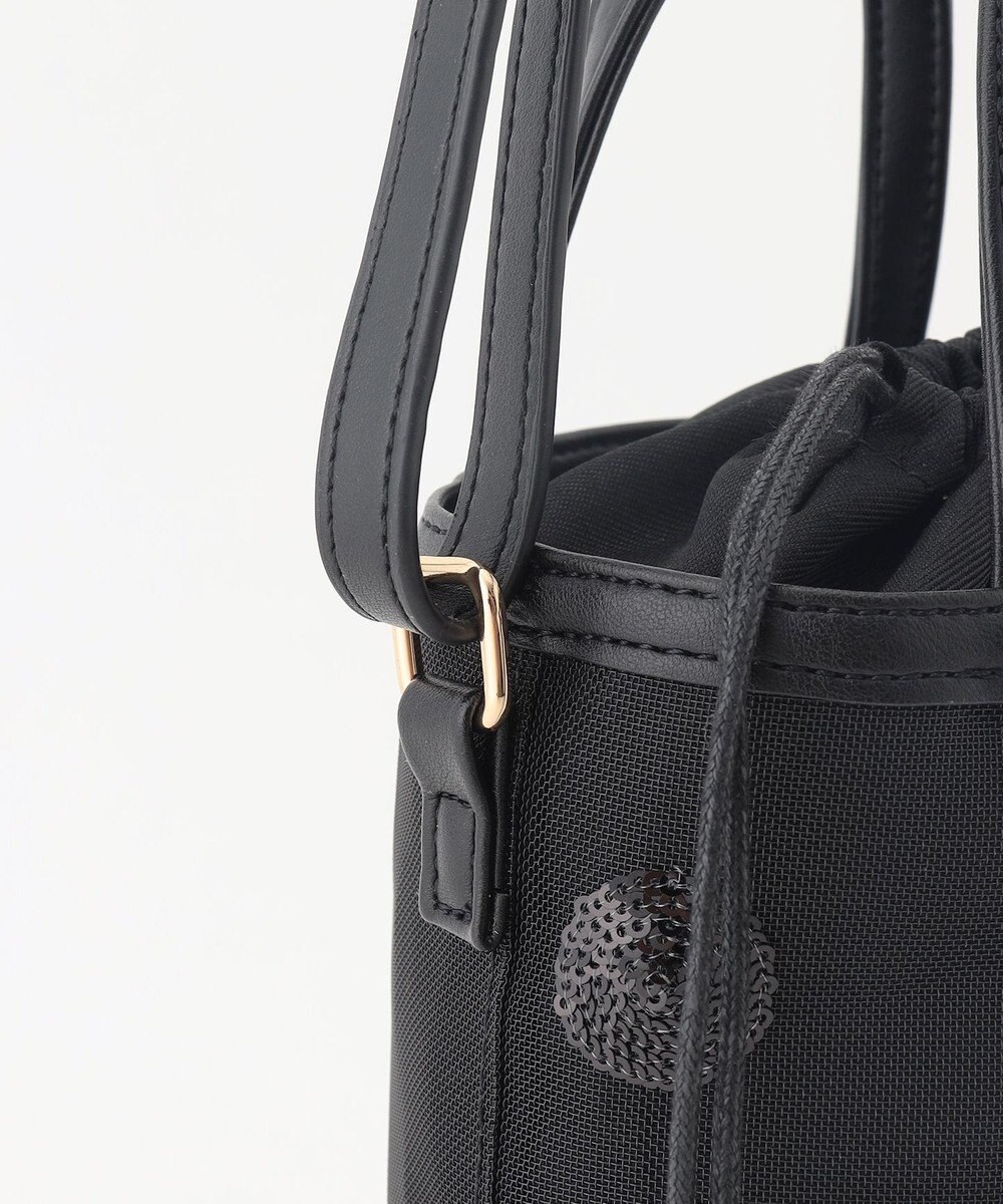 ANY SIS 【2WAY】ドットシアー ショルダーバッグ 