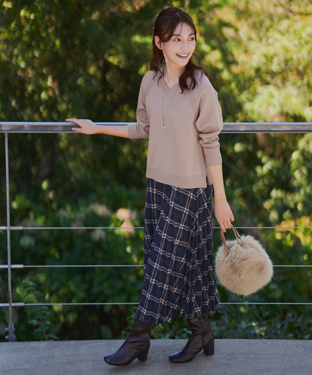 Tiaclasse L 【安田美沙子さん着用・選べる2type】ラグランニットトップス 