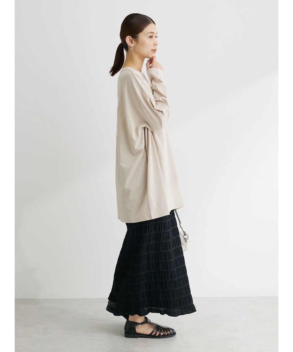 Green Parks シアーバックロゴチュニック 