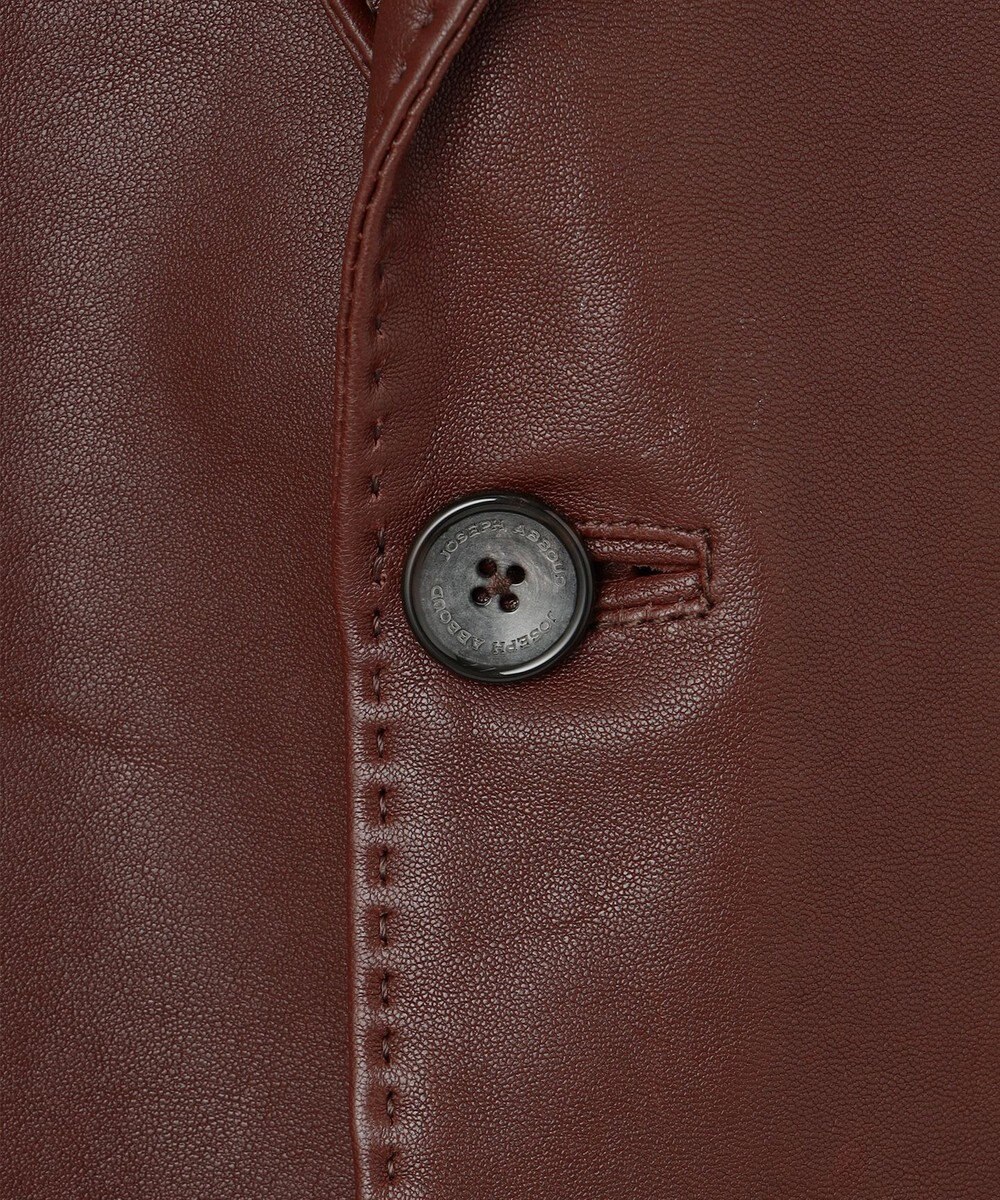 JOSEPH ABBOUD 【長く育てたいサスティナブルなレザー】ベジタブルラムレザージャケット 