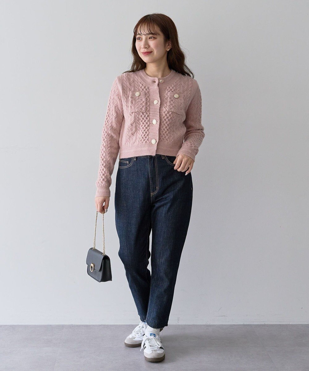 Green Parks ・ｓｗｉｎｇ　ｂｙ　ケーブルニットカーディガン 