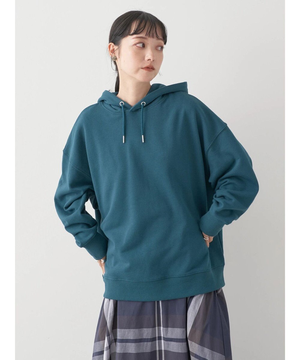 earth music&ecology スウェットルーズパーカー 