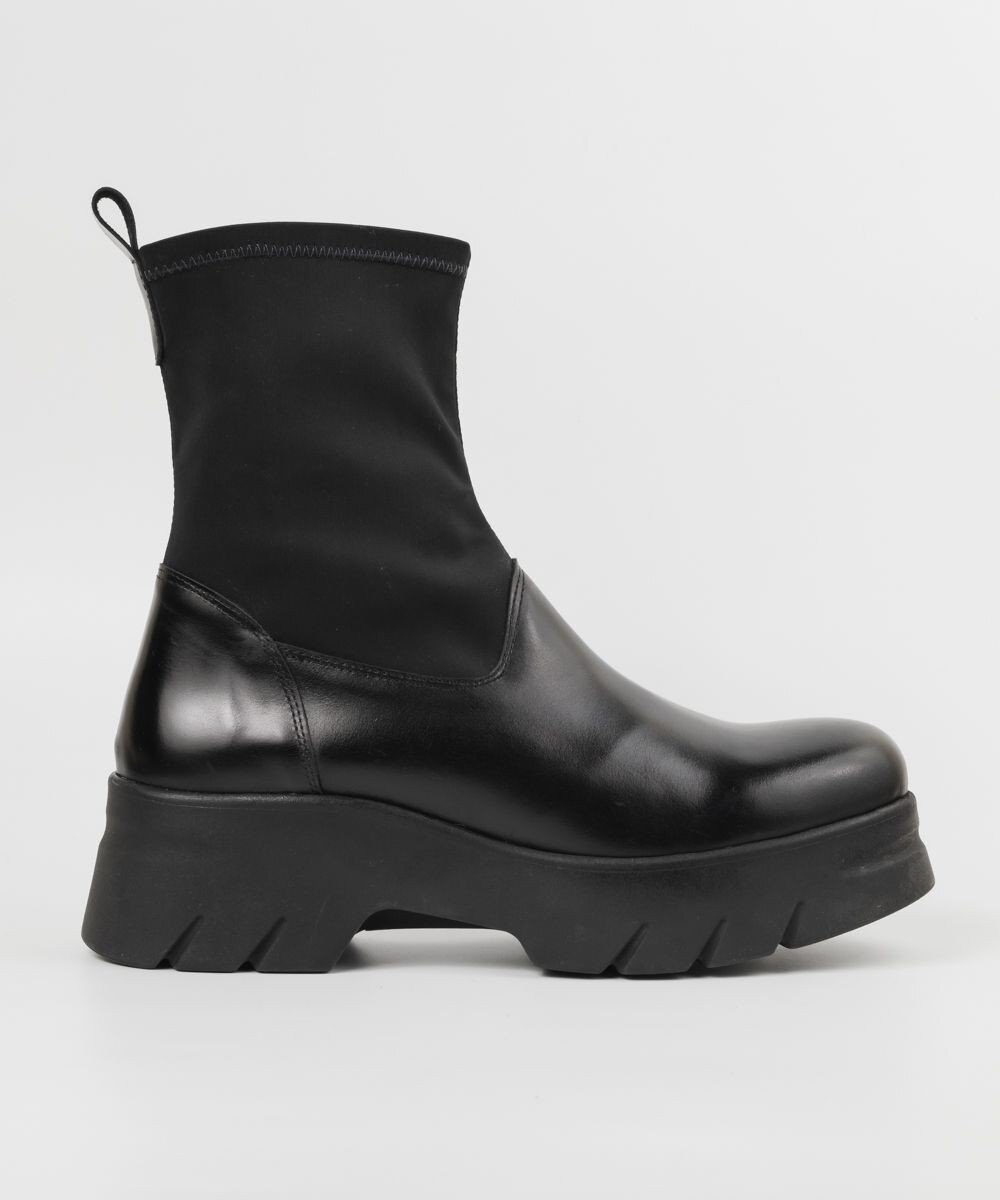 BONTRE 【BONTRE/ボントレ】厚底ストレッチミドルブーツ/40101-UA 