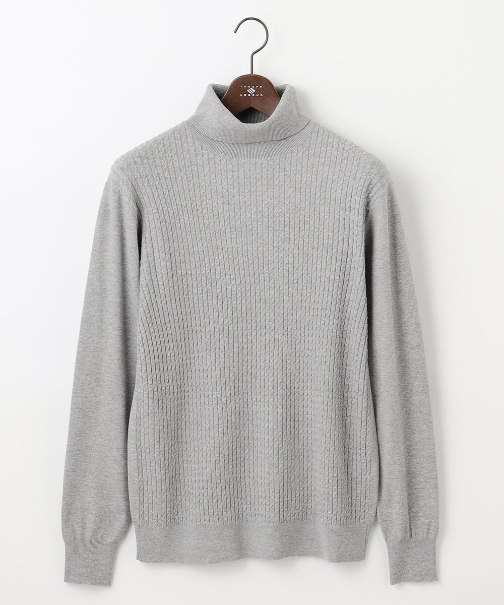 JOSEPH ABBOUD 【洗える/チクチクしない/3シーズン対応】SNOWY タートルネック ニット 