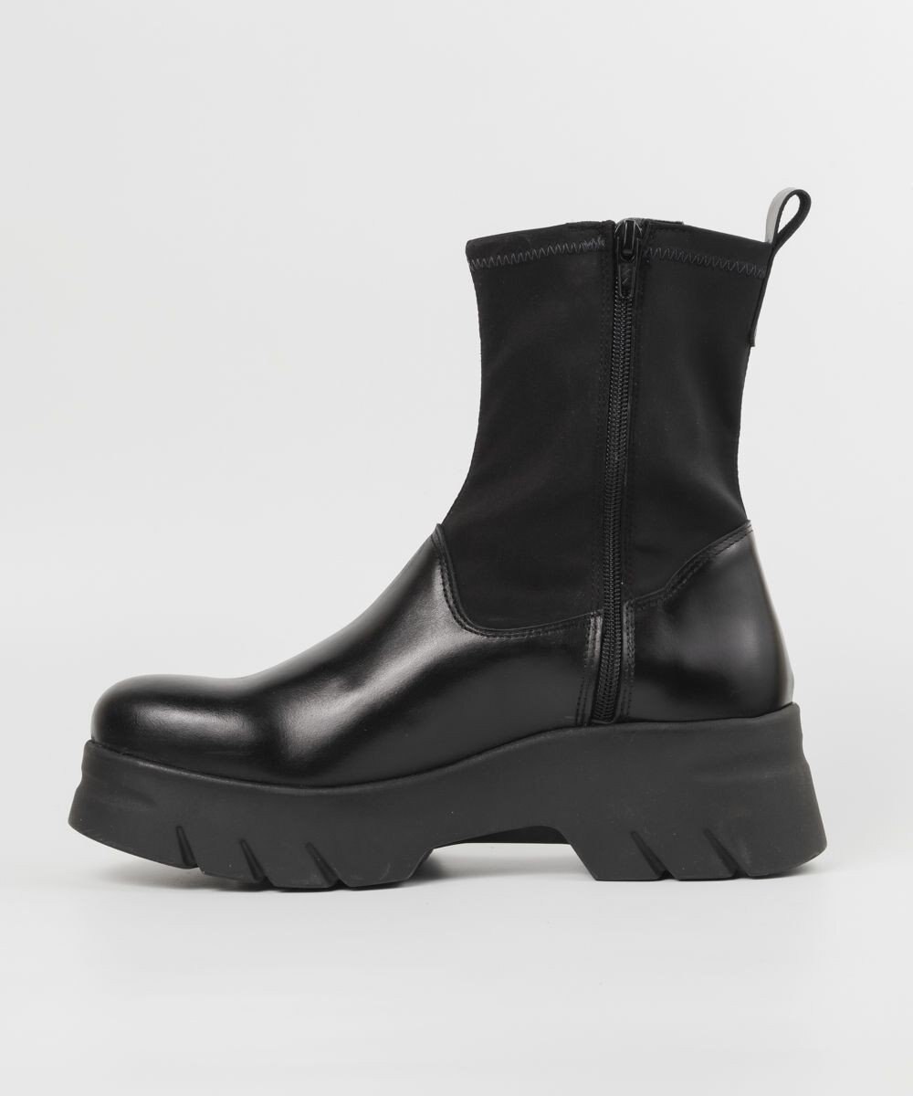 BONTRE 【BONTRE/ボントレ】厚底ストレッチミドルブーツ/40101-UA 