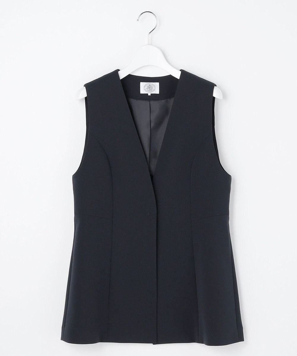 J.PRESS LADIES L 【セットアップ対応】セラテリーダブルクロス ジレ 